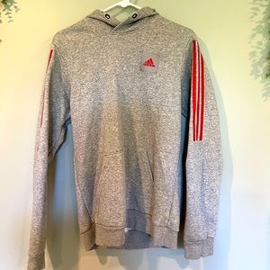 Grey adidas hoodie